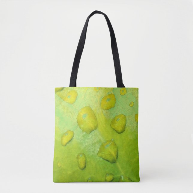 Tote Bag Pluie printanière Abstraite (Devant)