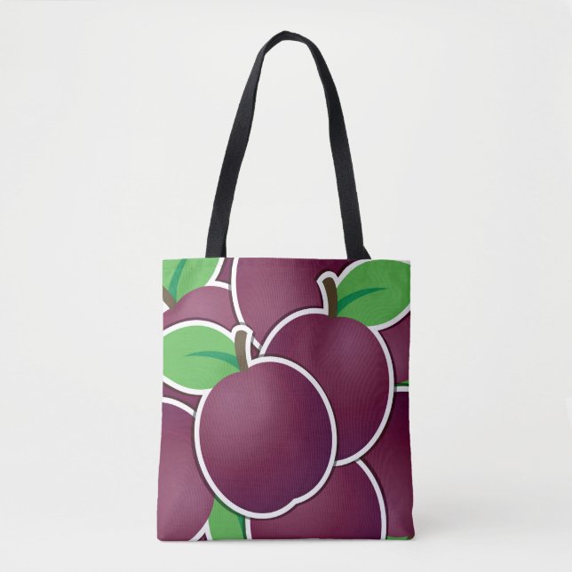 Tote Bag Plum funky (Devant)