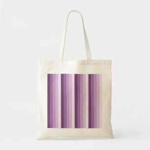 Tote Bag Plum purple shadow stripes
