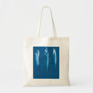 Tote Bag Plumes de Cyanotype