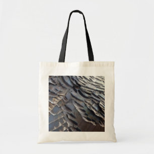 Tote Bag Plumes de Dindon Sauvage II Design Abstrait de la 