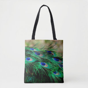 Tote Bag Plumes de paon