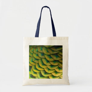 Tote Bag Plumes de paon II Nature colorée