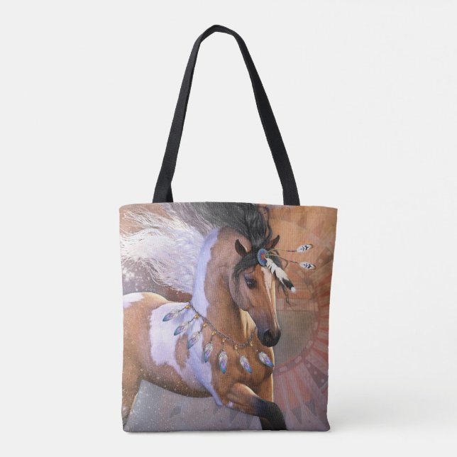 Tote Bag Plumes d'or Fourre-tout (Dos)