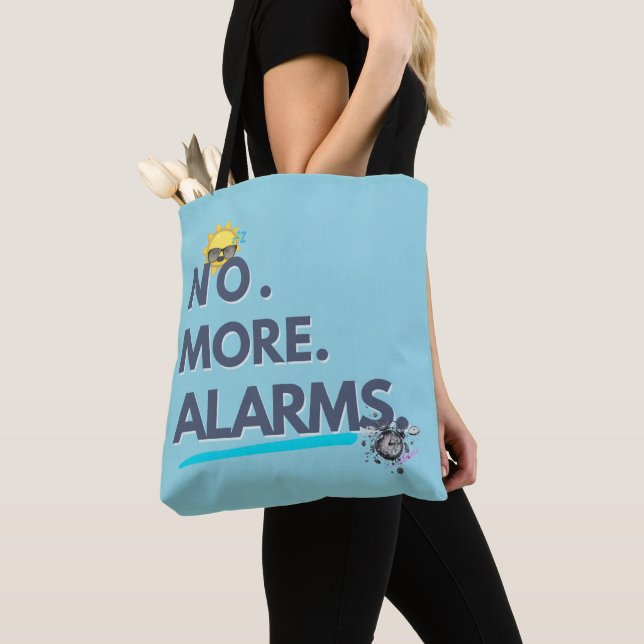 Tote Bag 💤 Plus. D'alarme. (De près)