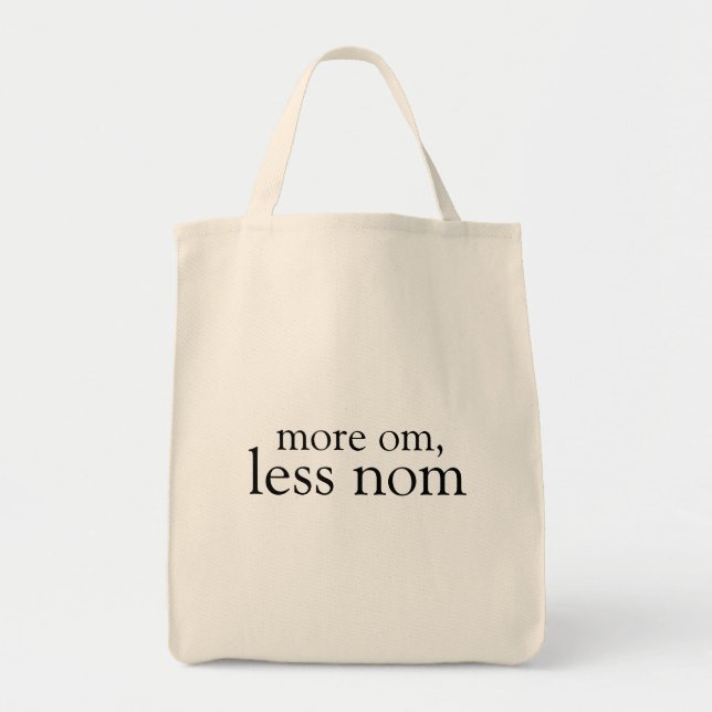 Tote Bag Plus d'Aum, moins de Nom (Devant)