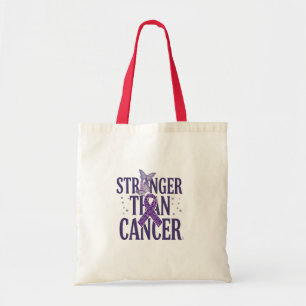 Tote Bag Plus fort que le cancer Inspirant
