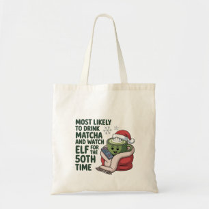 Tote Bag Plus susceptible de boire du Matcha et de regarder