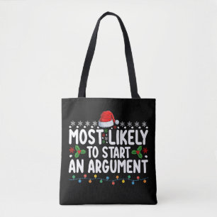 Tote Bag Plus susceptible de déclencher une dispute Noël Fa