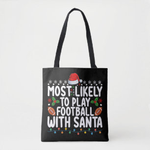Tote Bag Plus susceptible de jouer au football avec le Père