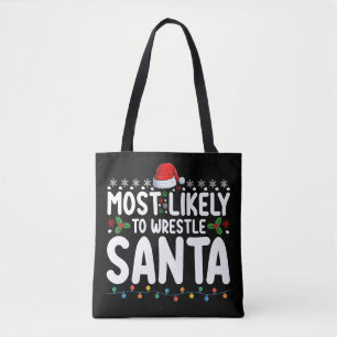 Tote Bag Plus susceptible de lutter contre le Père Noël Lut