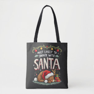 Tote Bag Plus susceptible de somnoler avec le renne endormi