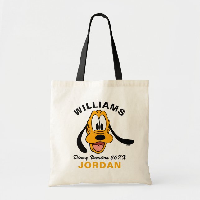 Tote Bag Pluto classique | Vacances en famille et année (Devant)