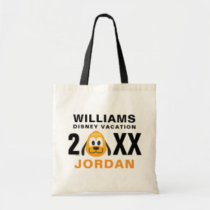 Tote Bag Pluto Emoji Vacances en famille et année