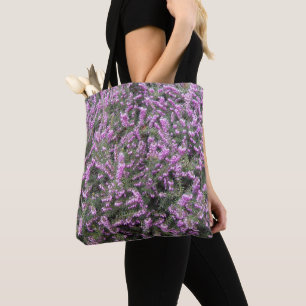 Tote Bag Plutôt Violet Cuir Floral