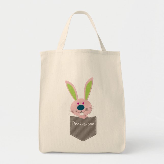 Tote Bag POCKET PALS :: Lapin lapin 1 (Devant)