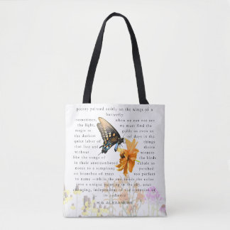 Tote Bag “Poetry Painted Softly”–ToteBag by H.G. Alexandre