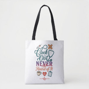 Tote Bag Pointer sur l'horloge Jamais entendu parler de ça