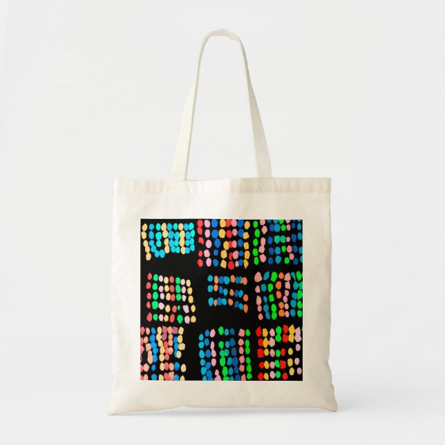 Tote Bag Points colorés (Devant)