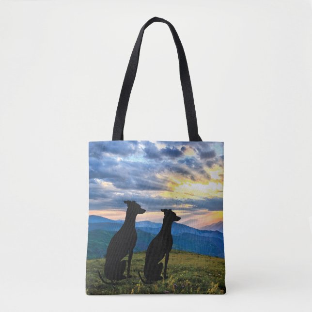 Tote Bag Points de vue - Coucher de soleil de Greyhound (Devant)