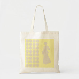 Tote Bag Points neutres de crème Mode Silhouette