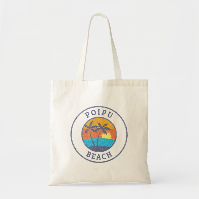 Tote Bag Poipu Beach, Kauai Style Classique Défraîchi (Devant)