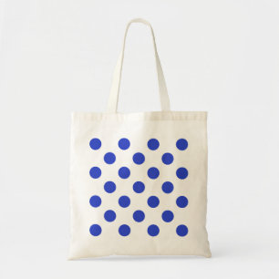 Tote Bag Pois bleu royal