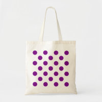 Pois violets et blancs