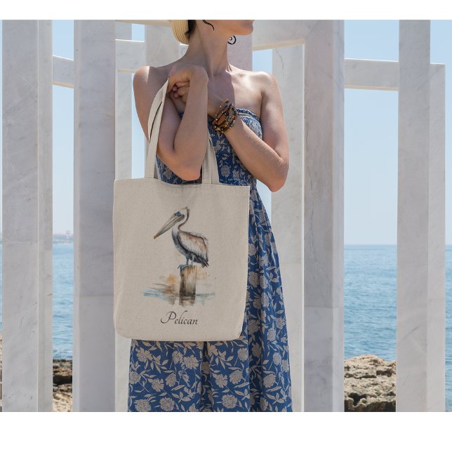 Tote Bag Poise du Pélican (Créateur téléchargé)