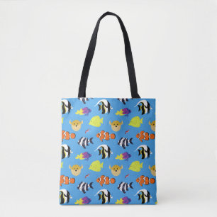 Tote Bag Poisson clown et amis