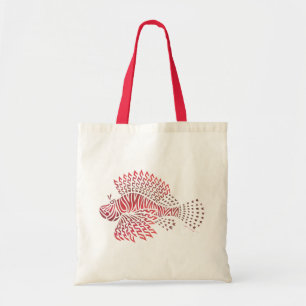 Tote Bag Poisson Lion Tribal