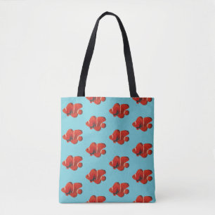 Tote Bag Poisson Océan Poisson Clowfish Print