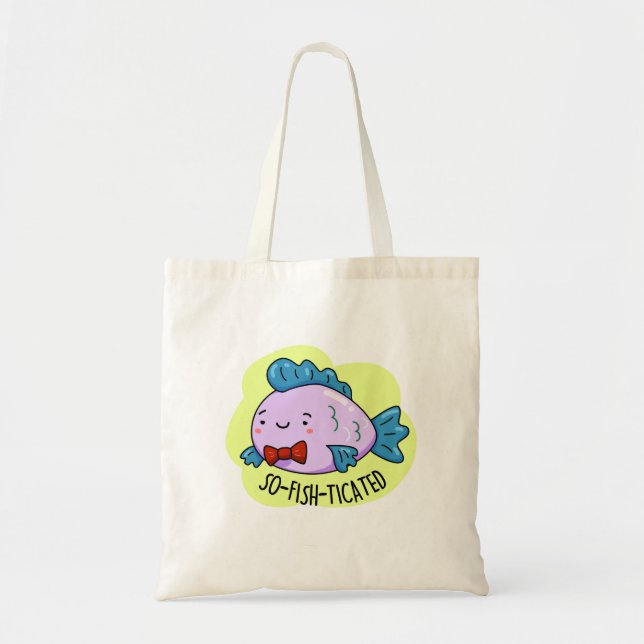 Tote Bag Poisson Sophistiqué Sophistiqué (Devant)
