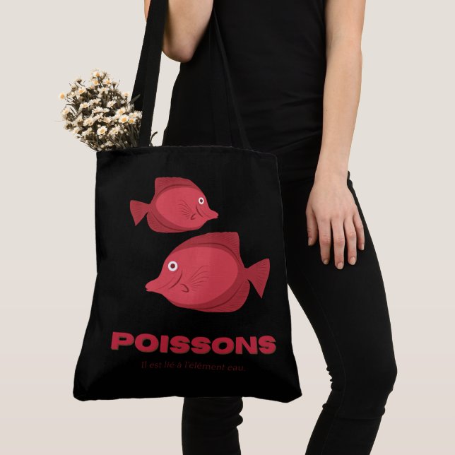 Tote Bag Poissons (Close Up)