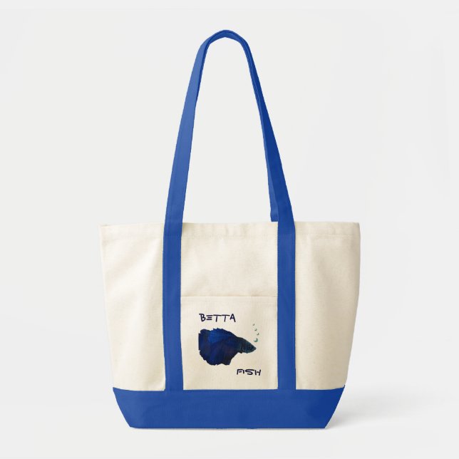 Tote Bag Poissons Fourre-tout de Betta (Devant)