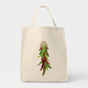 Tote Bag poivrons verts