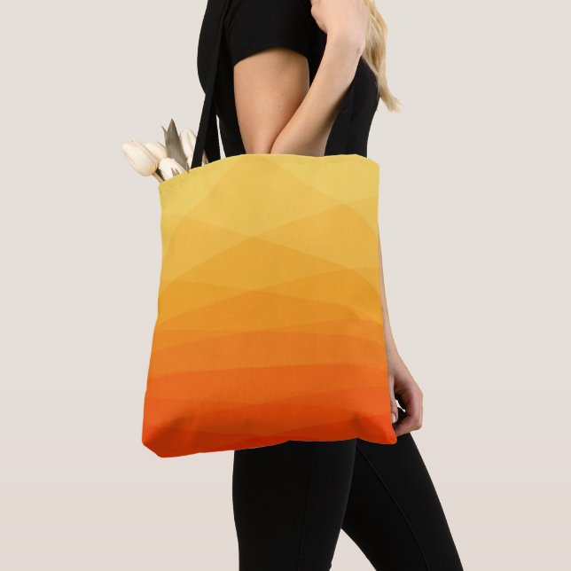 Tote Bag Polygone dégradé (De près)