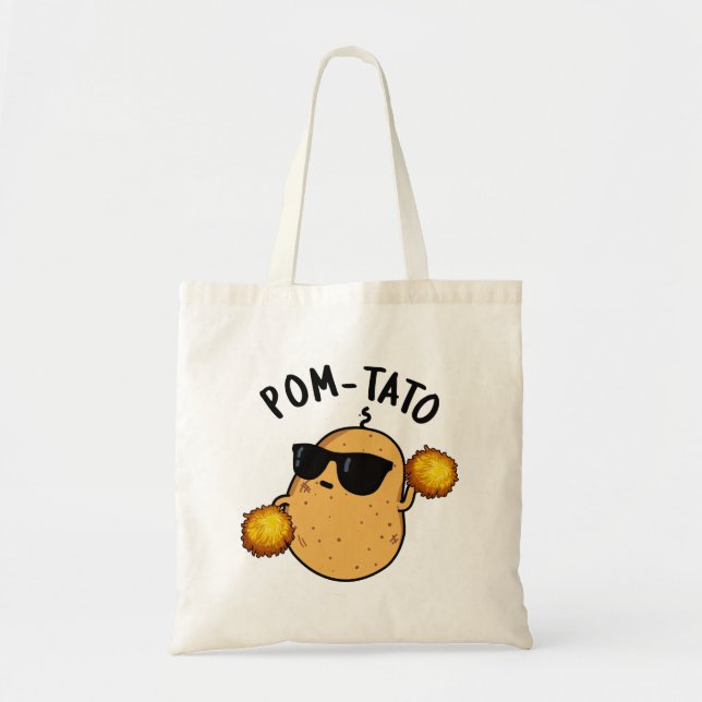 Tote Bag Pom-tato Funny Pun de pomme de terre (Devant)