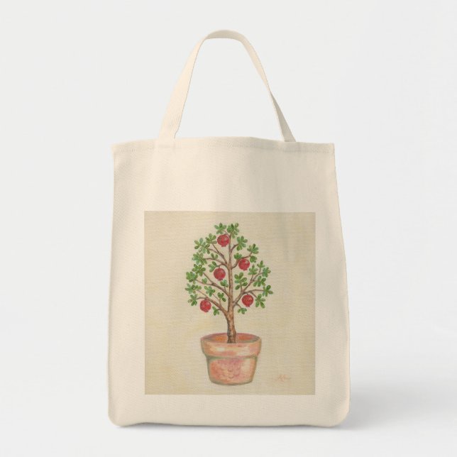 Tote Bag Pomegranate Tree supercherie bag (Devant)
