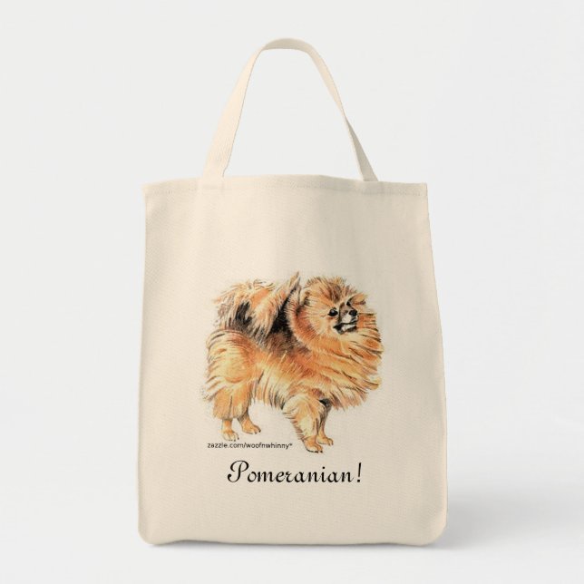 Tote Bag Pomeranian ! (Devant)