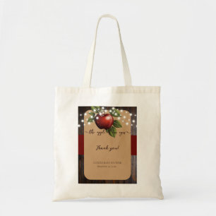 Tote Bag Pomme de notre oeil Baby shower d'automne rustique