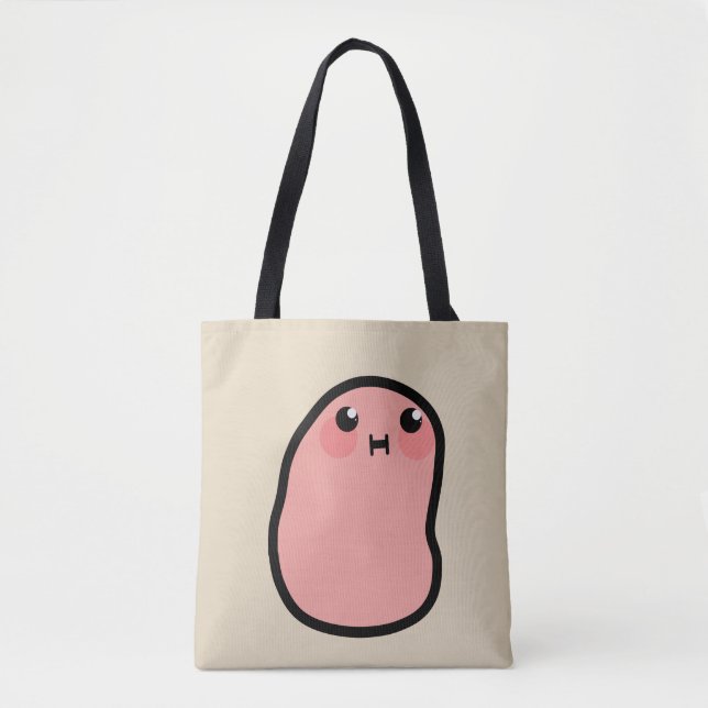 Tote Bag Pomme de terre Kawaii (Devant)