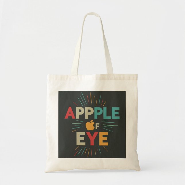 TOTE BAG POMME F OEIL (Devant)
