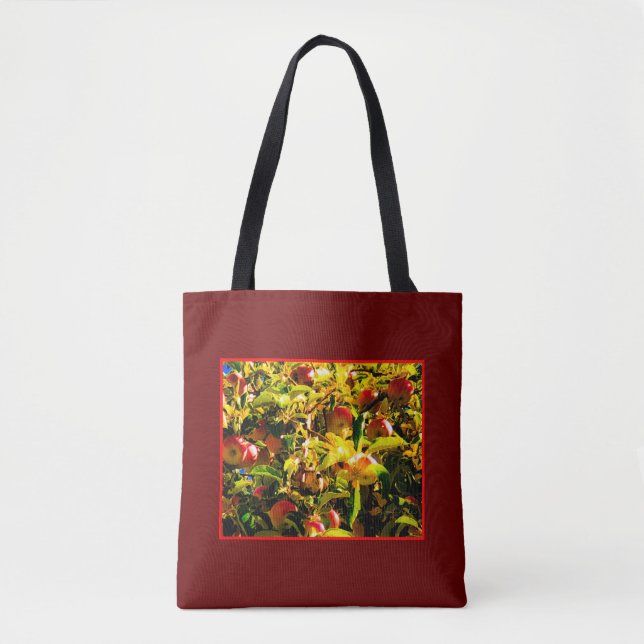 Tote Bag Pommes automnales (Devant)