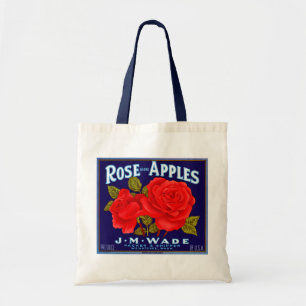 Tote Bag Pommes de marque rose