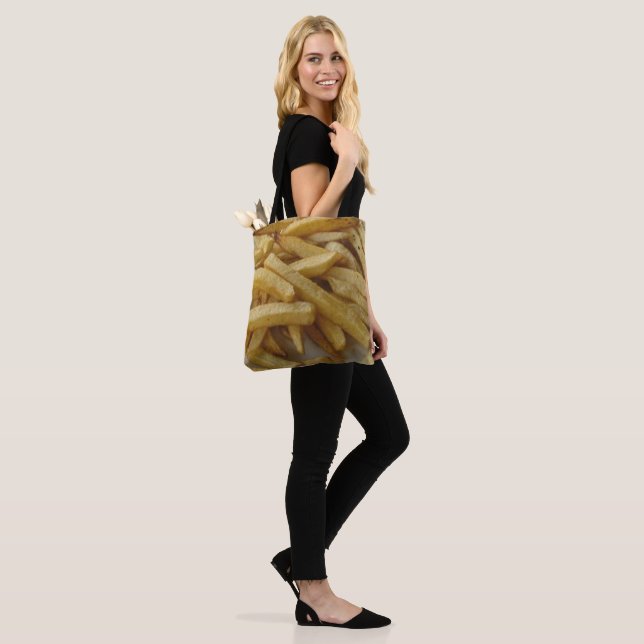 Tote Bag Pommes frites (Sur le modèle)