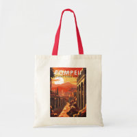 Pompeii Campanie Italie Travel Art Vintage