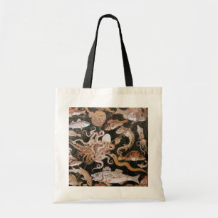 TOTE BAG POMPEII COLLECTION / OCEAN - SEA LIFE SCENE