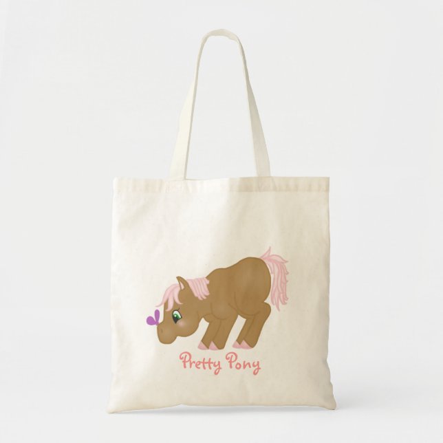 Tote Bag Poney Brown Fourre-tout (Devant)
