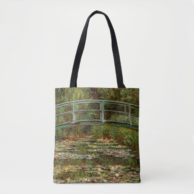 Tote Bag Pont français de Monet Giverney (Devant)